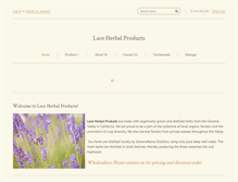 Tablet Screenshot of laceherbal.com